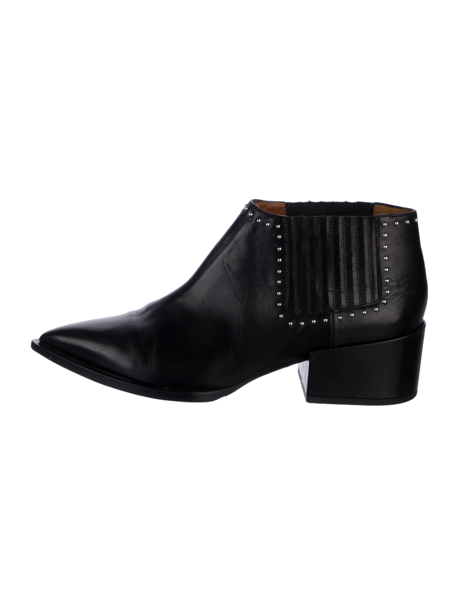 Givenchy Leather Studded Accents Chelsea Boots