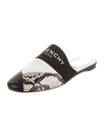 Givenchy Leather Printed Mules