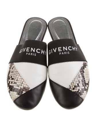 Givenchy Leather Printed Mules