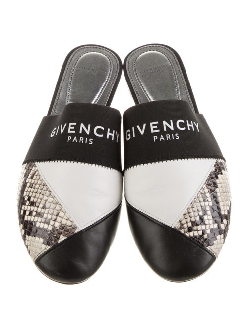 Givenchy Leather Printed Mules