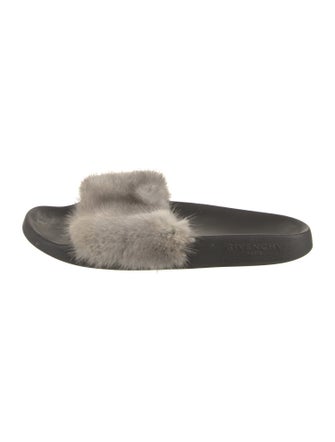 Givenchy Fur Slides