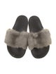 Givenchy Fur Slides