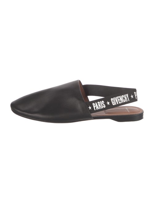 Givenchy Leather Printed Slingback Flats