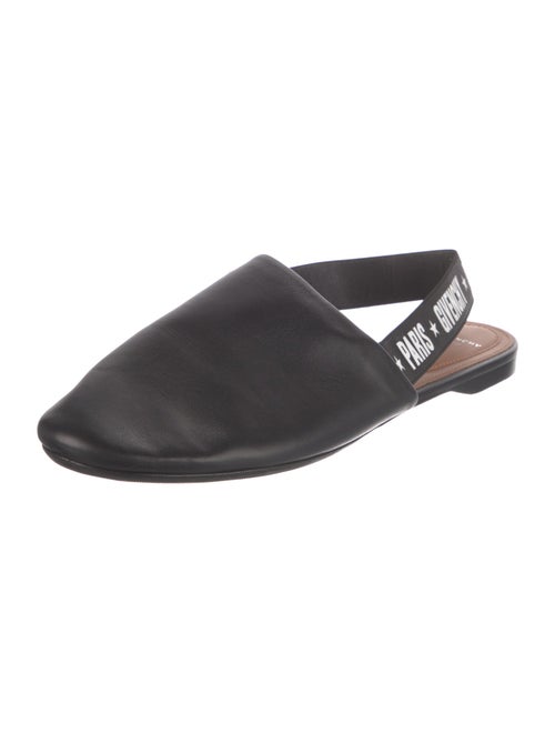 Givenchy Leather Printed Slingback Flats