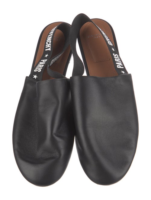 Givenchy Leather Printed Slingback Flats