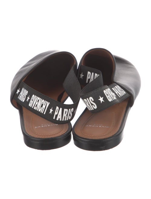 Givenchy Leather Printed Slingback Flats