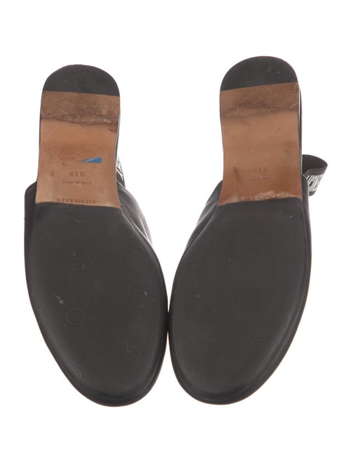 Givenchy Leather Printed Slingback Flats