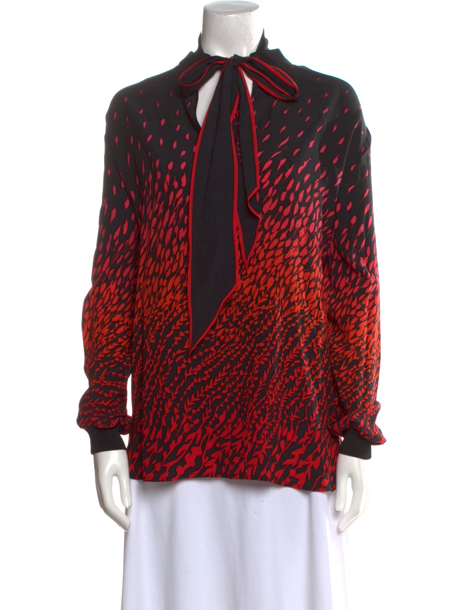 Givenchy Silk Printed Blouse