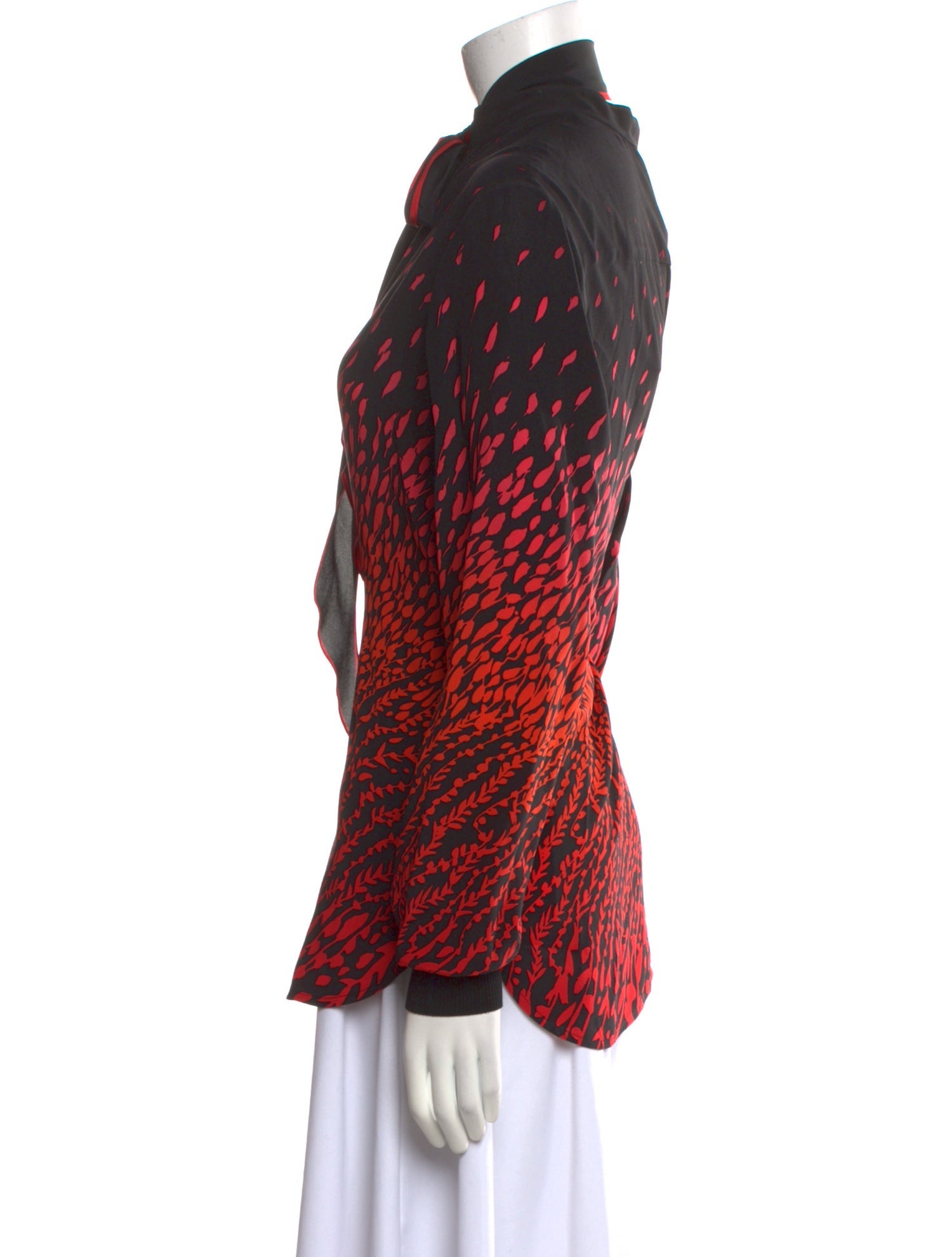 Givenchy Silk Printed Blouse