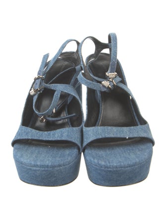 Givenchy Denim Slingback Pumps