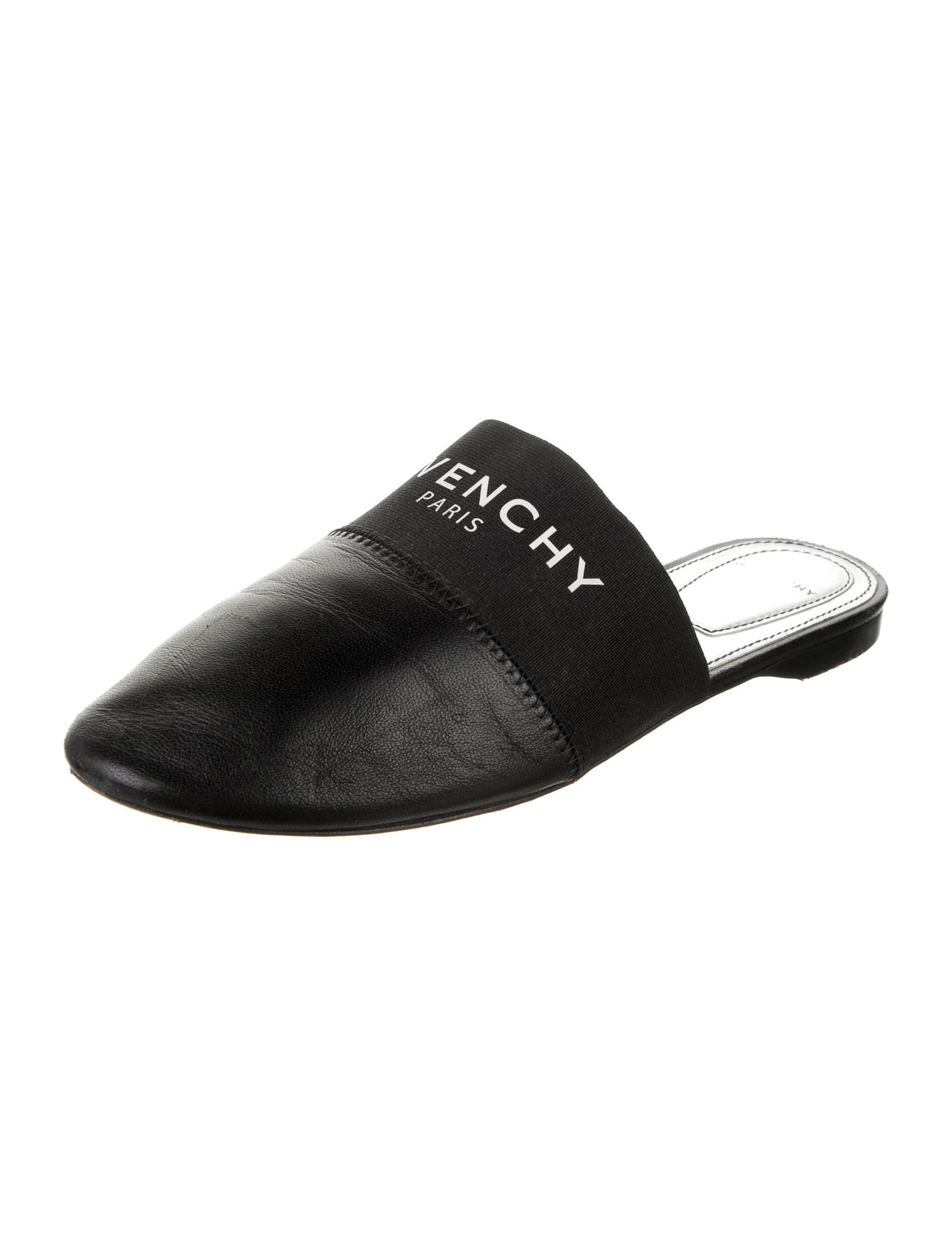 Givenchy Leather Printed Mules