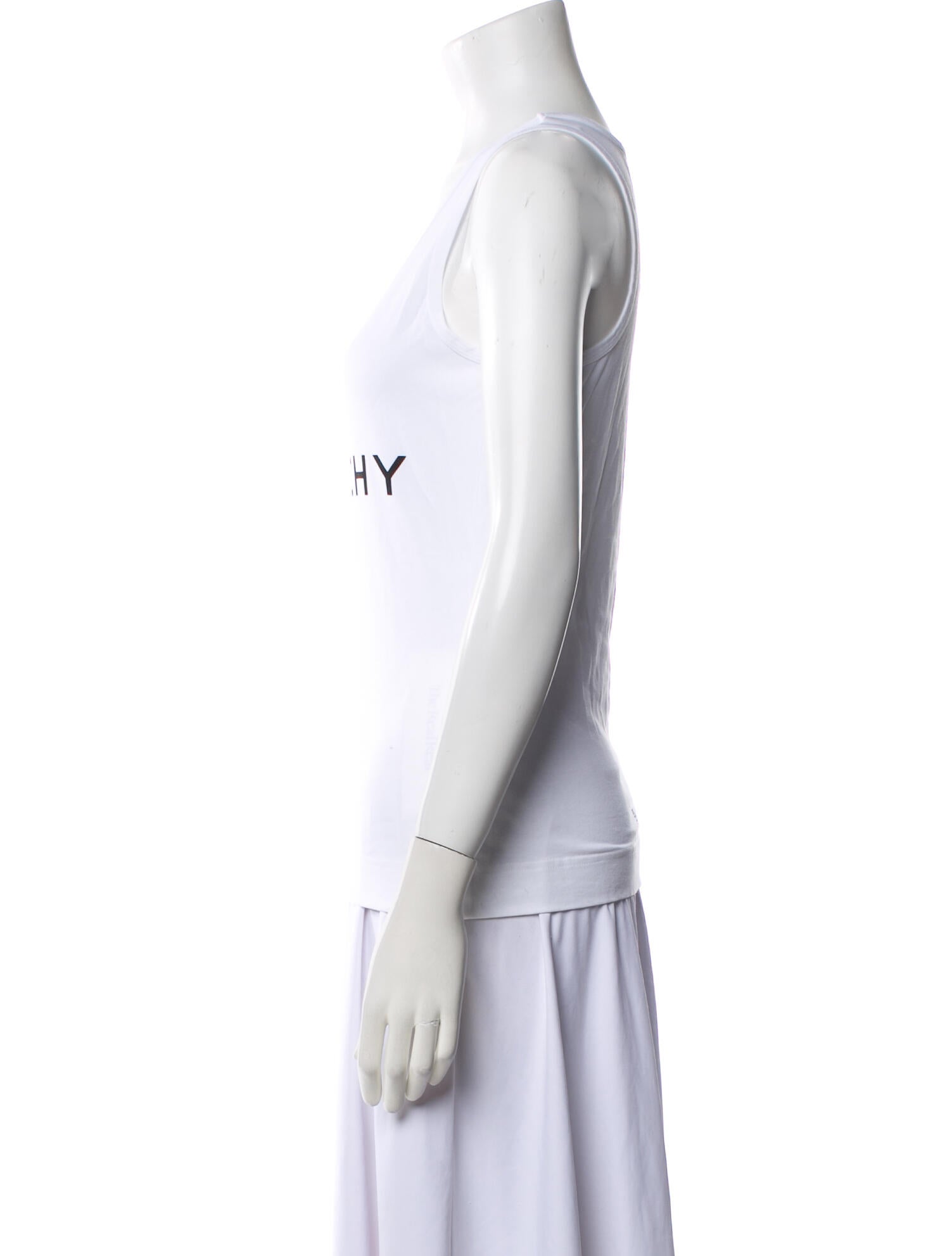 Givenchy Graphic Print Scoop Neck Top