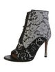 Givenchy Lace Lace Pattern Lace-Up Boots