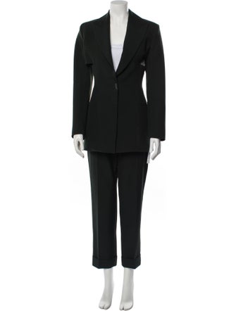 Givenchy Wool Cutout Accent Pantsuit