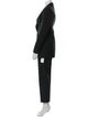 Givenchy Wool Cutout Accent Pantsuit
