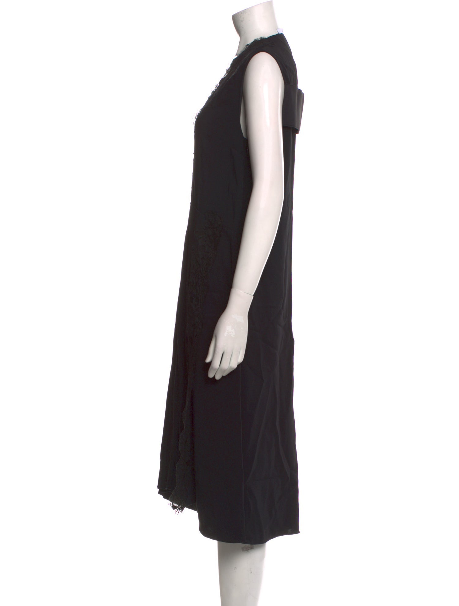 Givenchy V-Neck Midi Length Dress