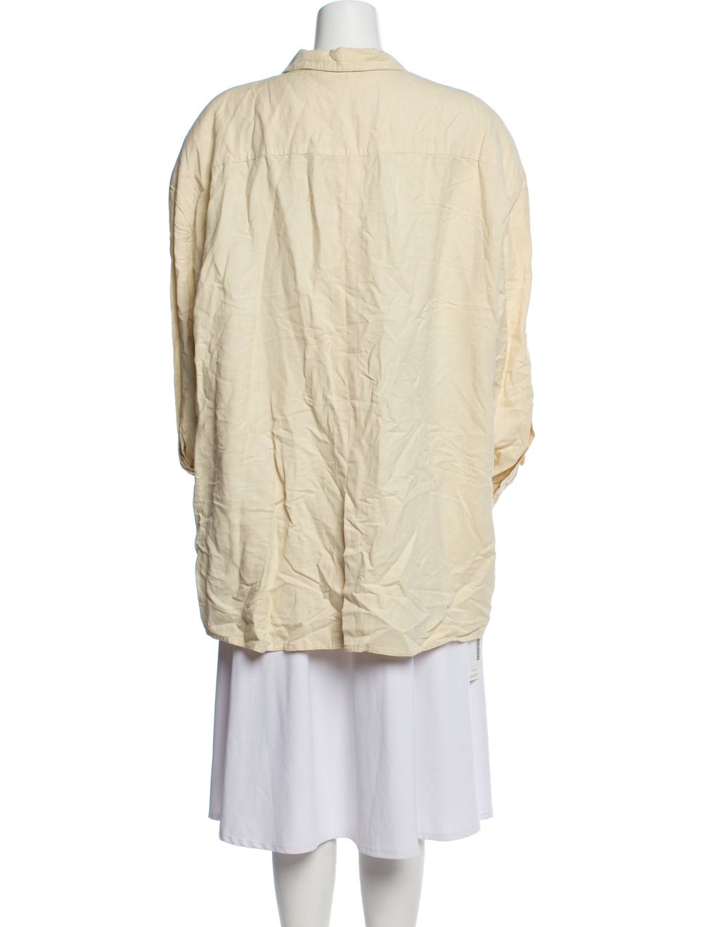 Givenchy Jacket Neutrals Striped Pointed Collar P… - image 3