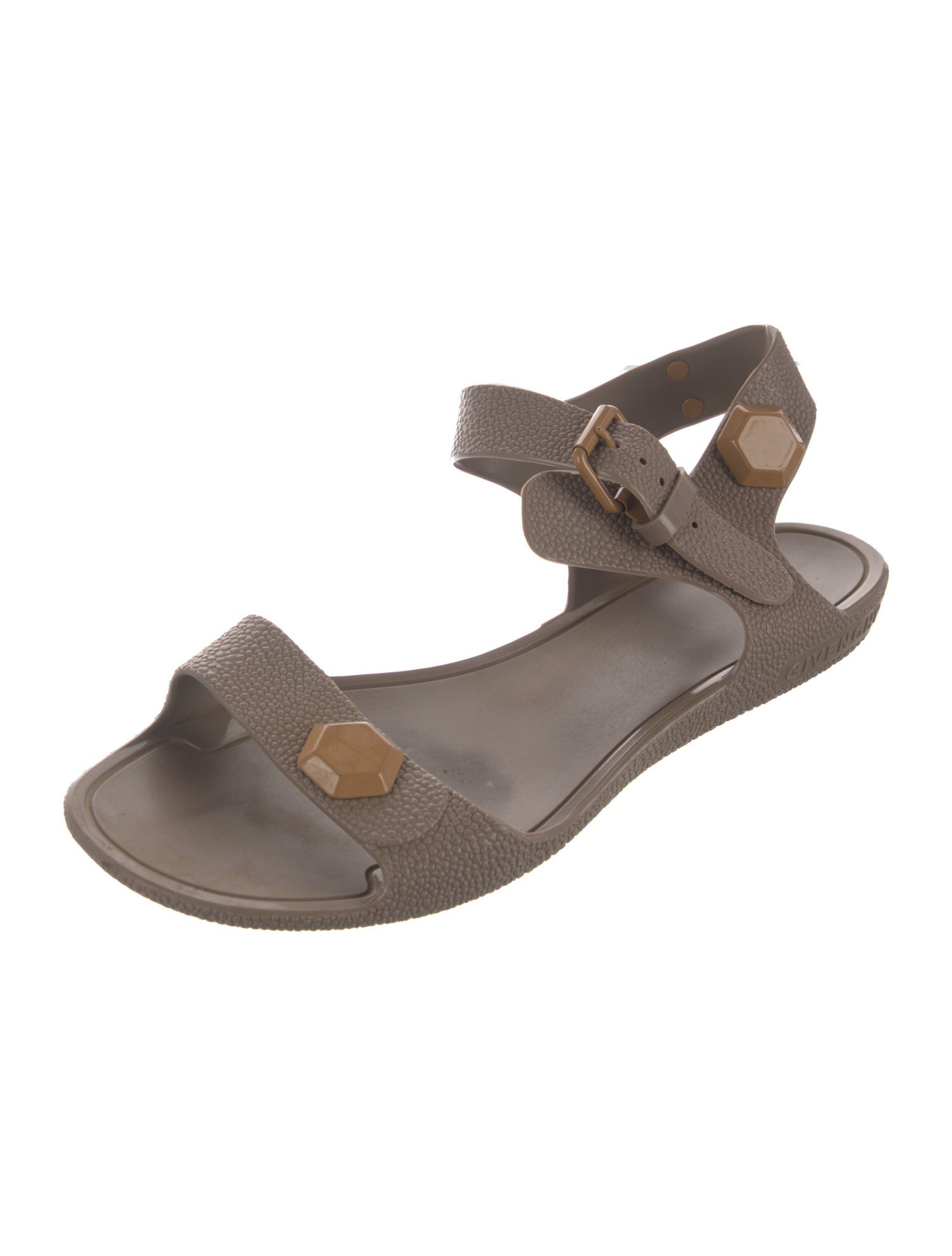 Givenchy Rubber Studded Accents Sandals