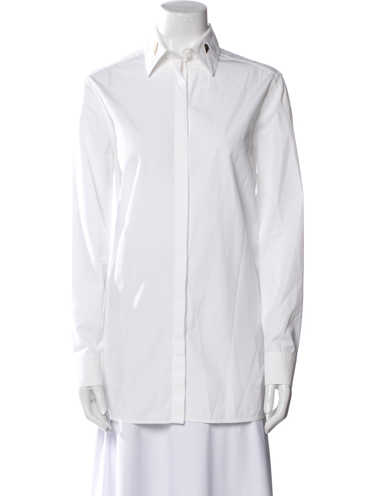 Givenchy Long Sleeve Button-Up Top