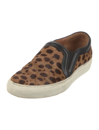 Givenchy Ponyhair Animal Print Sneakers