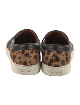 Givenchy Ponyhair Animal Print Sneakers