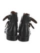 Givenchy Leather Studded Accents Combat Boots