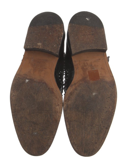 Givenchy Leather Studded Accents Combat Boots