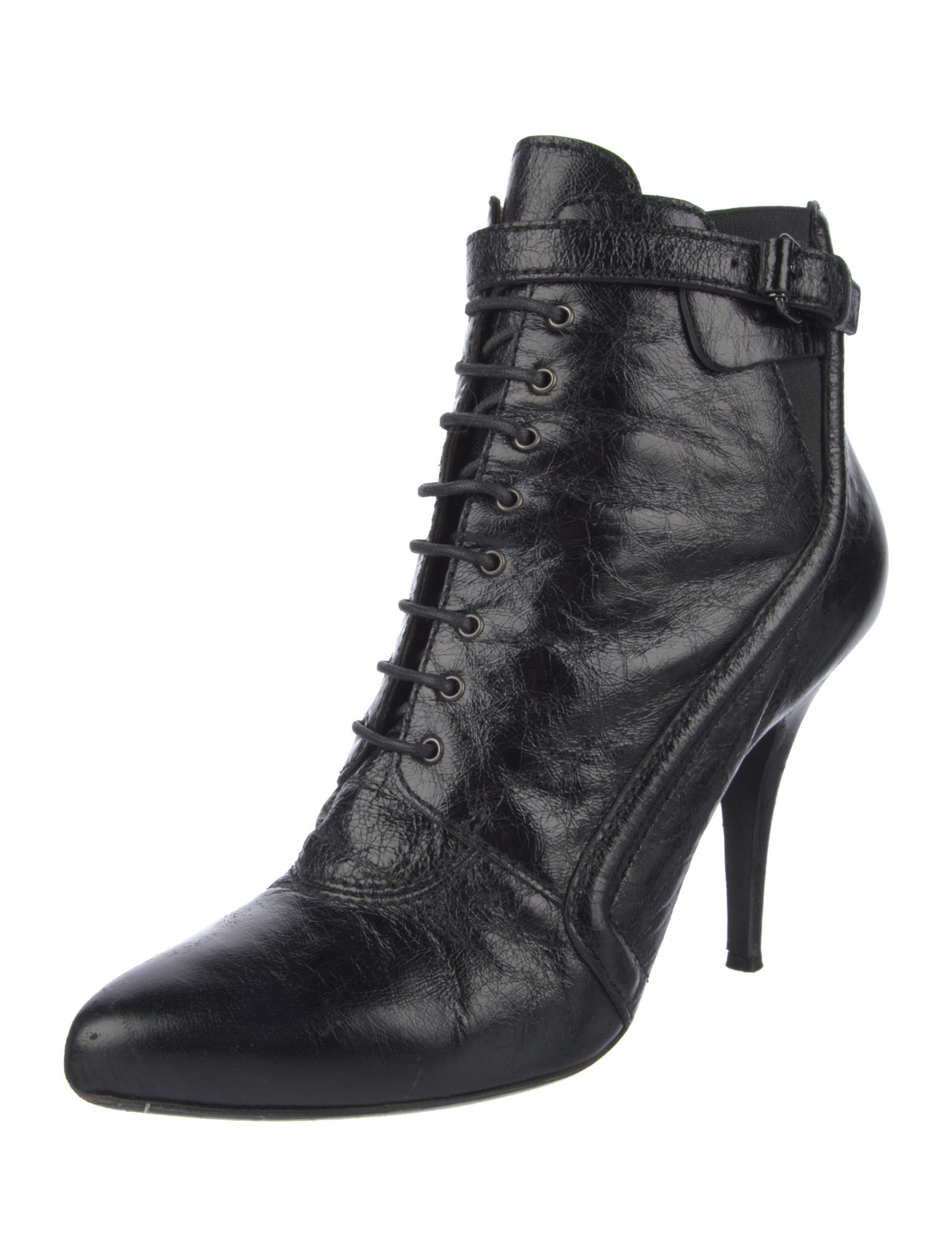 Givenchy Leather Lace-Up Boots