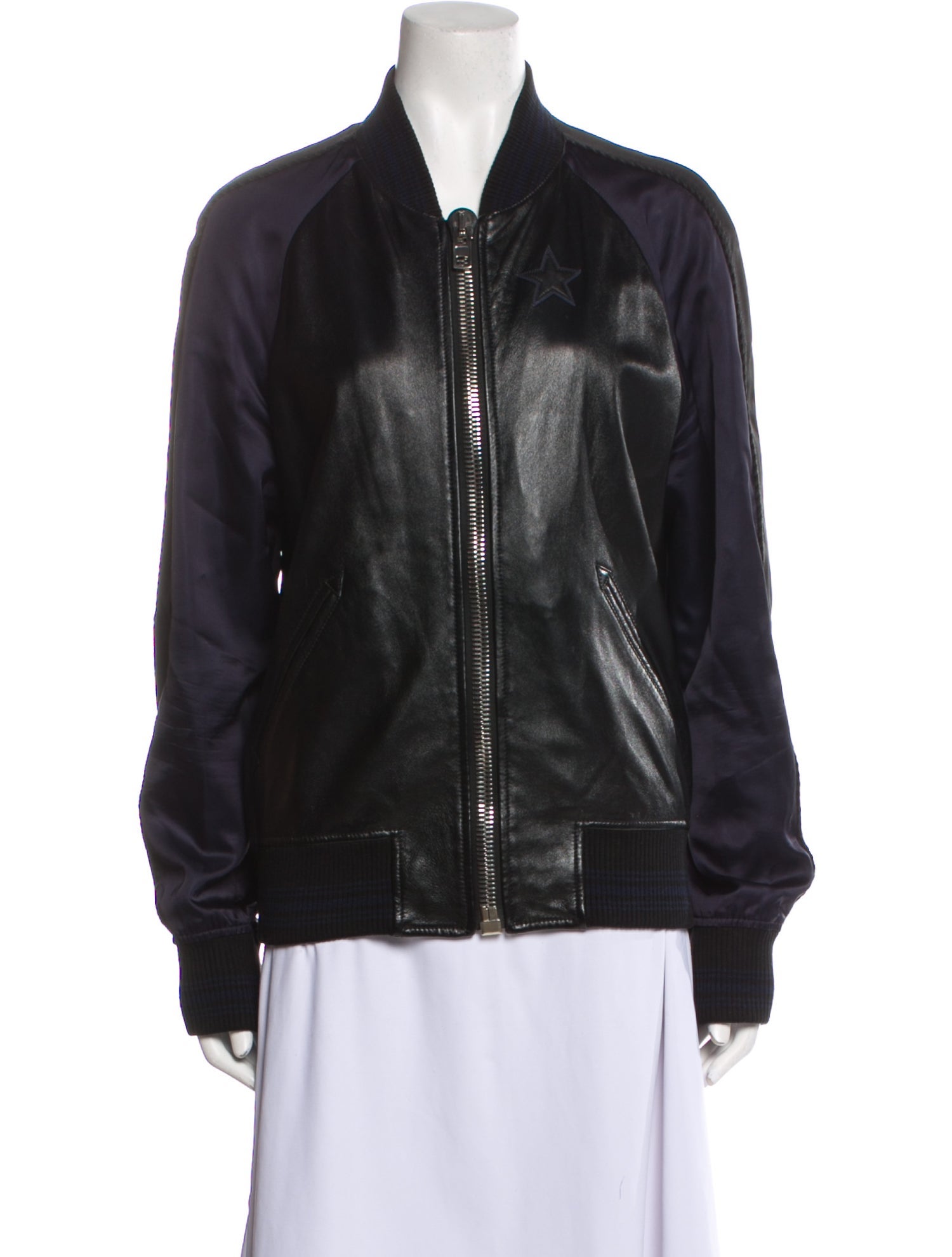Givenchy Leather Bomber Jacket