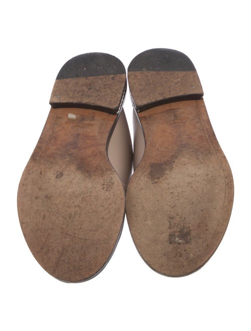 Givenchy Leather Chain-Link Accents Slides