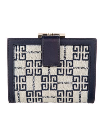 Givenchy Canvas Printed Compact Wallet