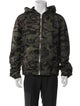 Givenchy Camouflage Print Puffer Coat