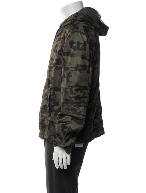 Givenchy Camouflage Print Puffer Coat