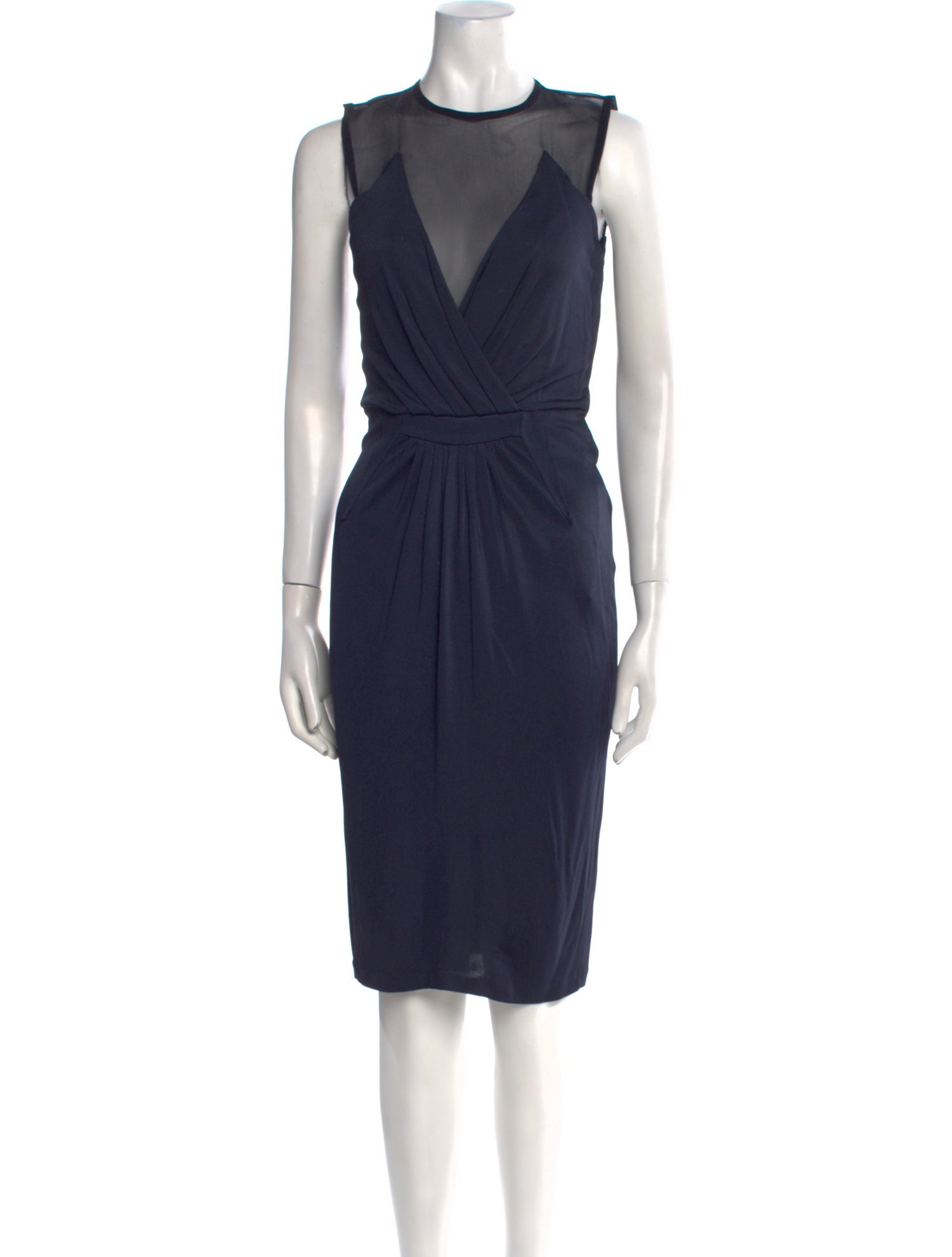 Givenchy Crew Neck Midi Length Dress