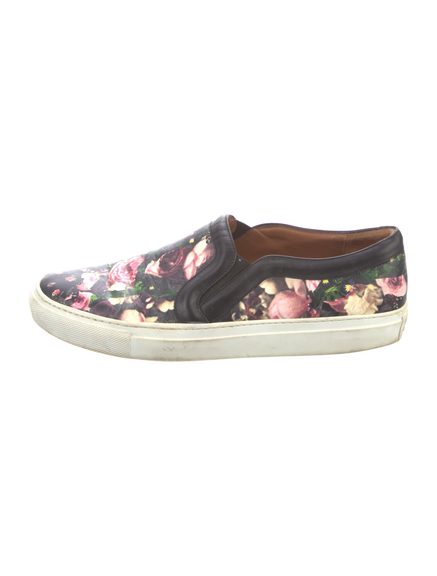Givenchy Leather Floral Print Flats