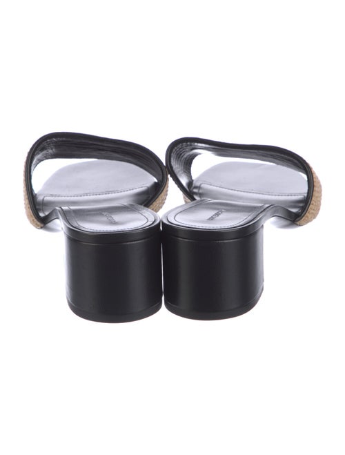 Givenchy Raffia Printed Slides