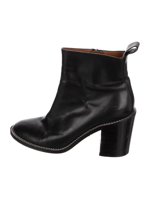 Givenchy Leather Chain-Link Accents Boots