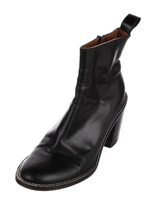 Givenchy Leather Chain-Link Accents Boots