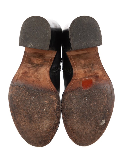 Givenchy Leather Chain-Link Accents Boots