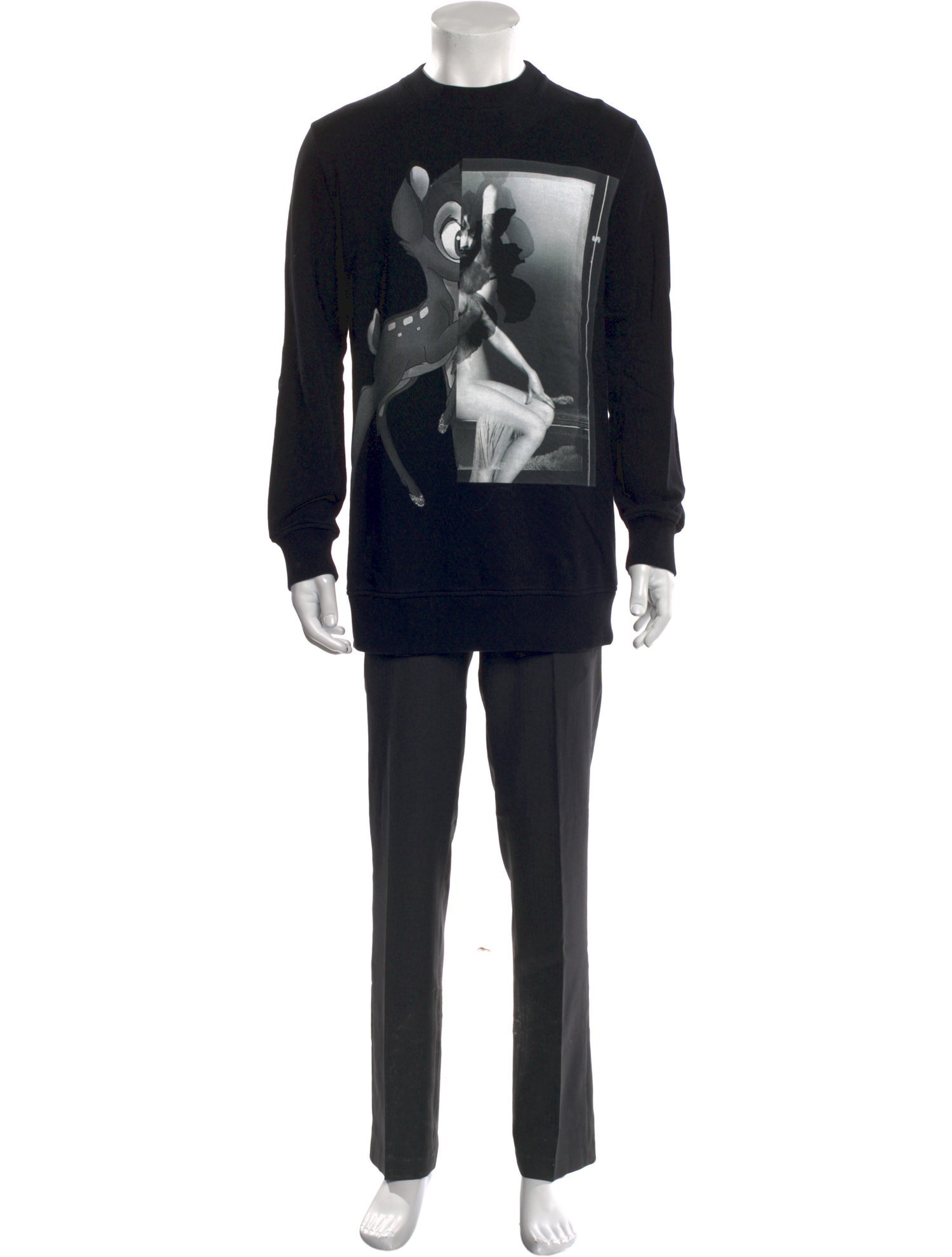Givenchy Graphic Print Crew Neck Sweatshirt