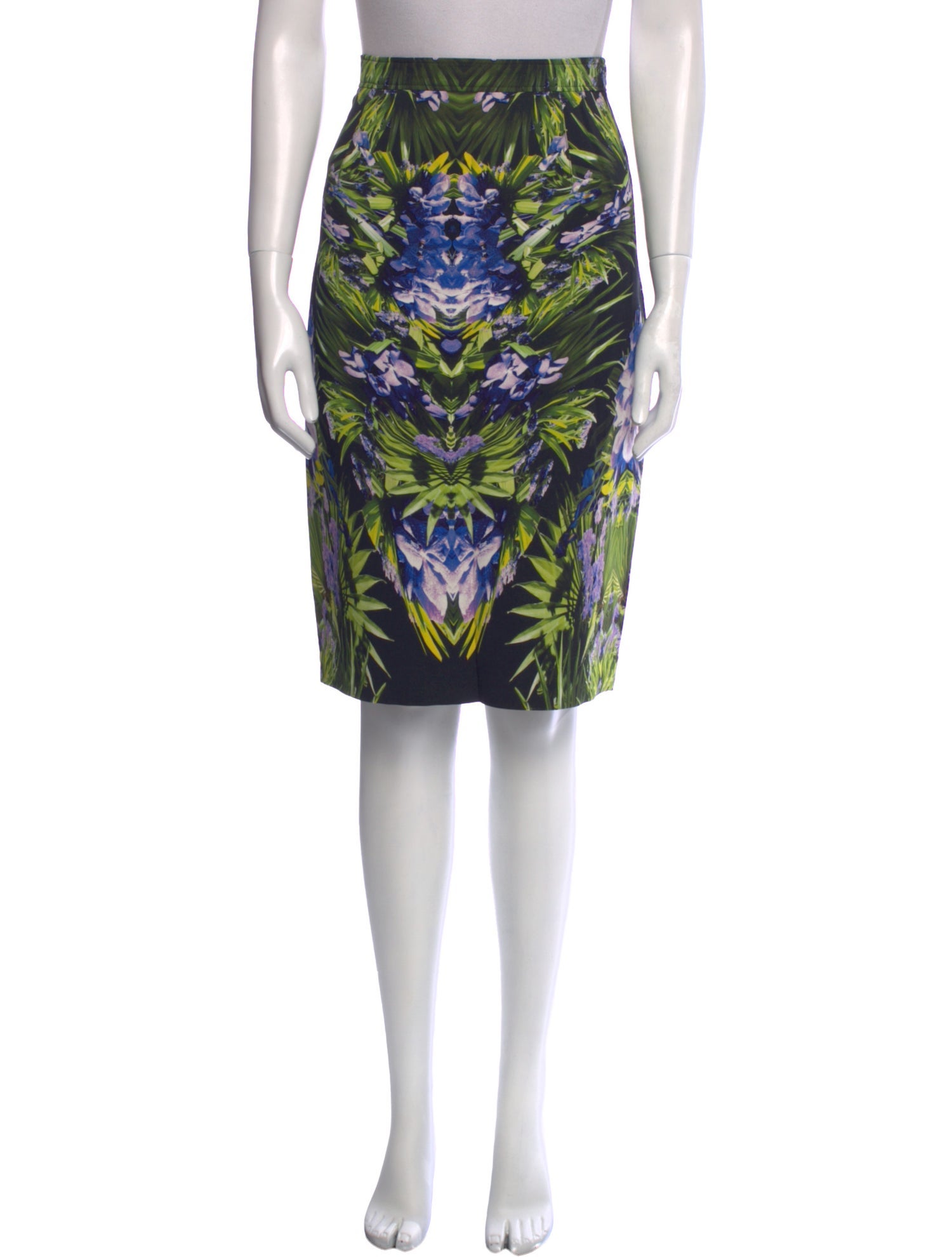 Givenchy Floral Print Knee-Length Skirt