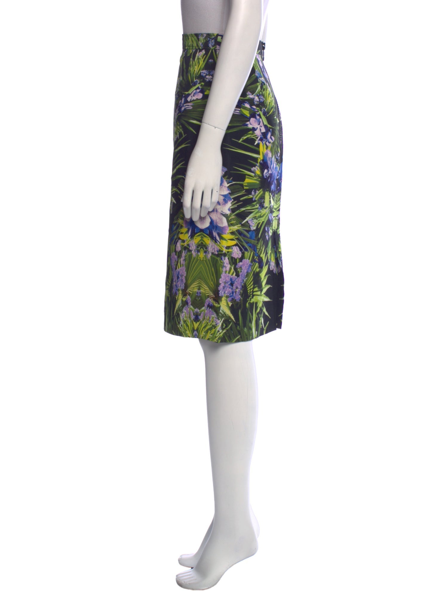 Givenchy Floral Print Knee-Length Skirt