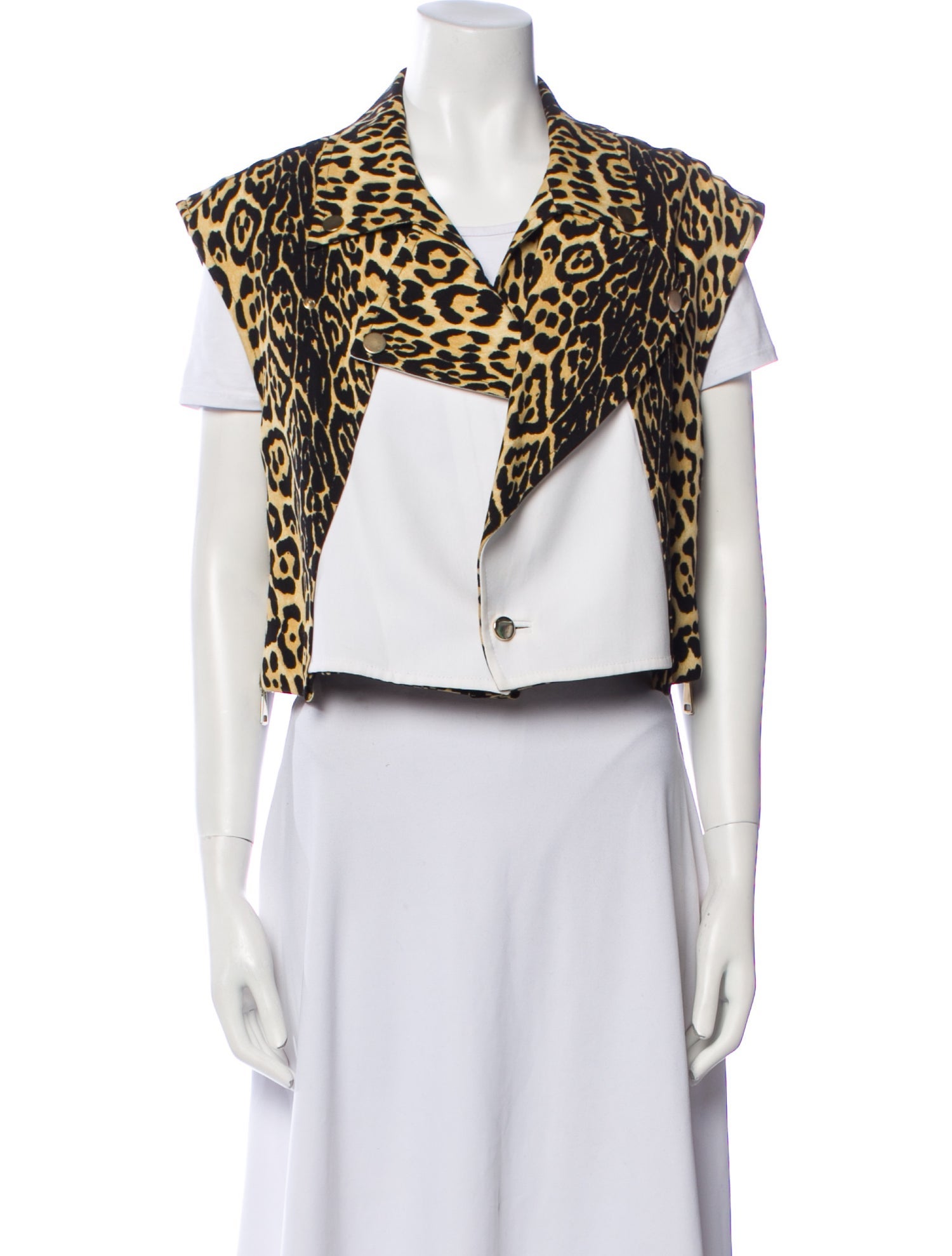 Givenchy Animal Print Vest