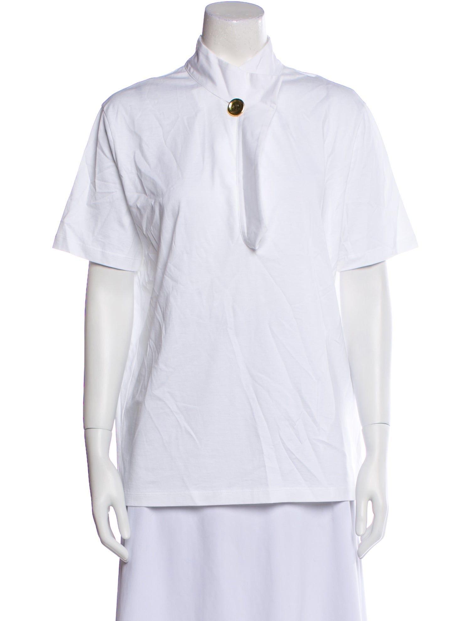 Givenchy Mock Neck Short Sleeve Polo w/ Tags