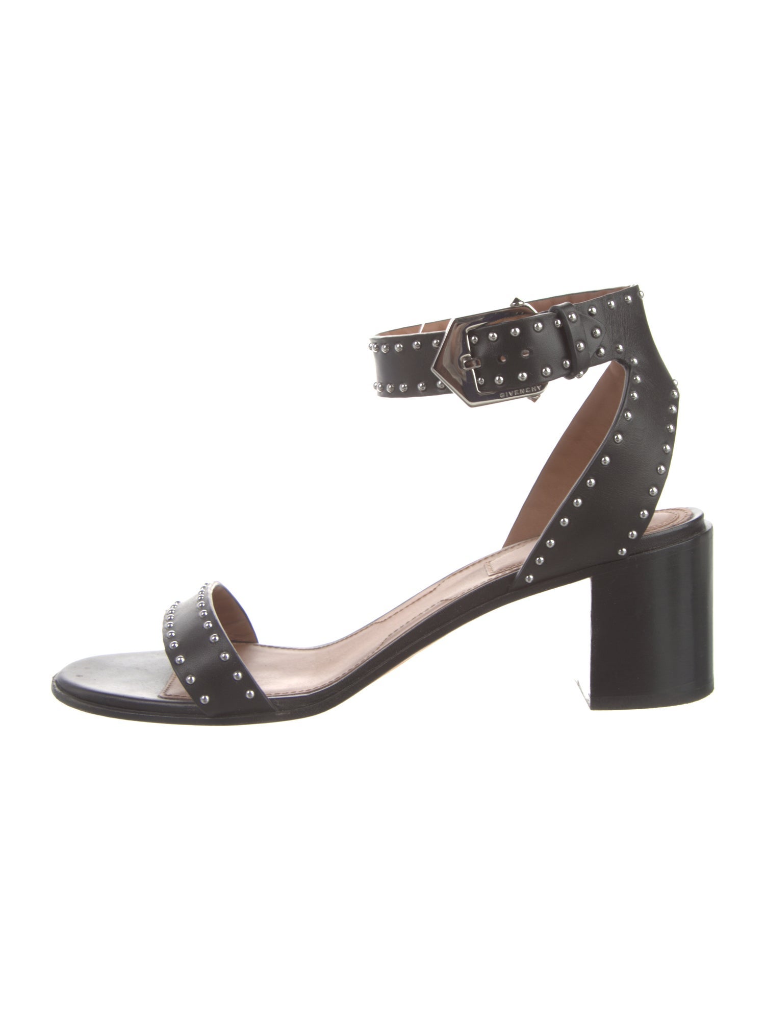 Givenchy Leather Studded Accents Sandals
