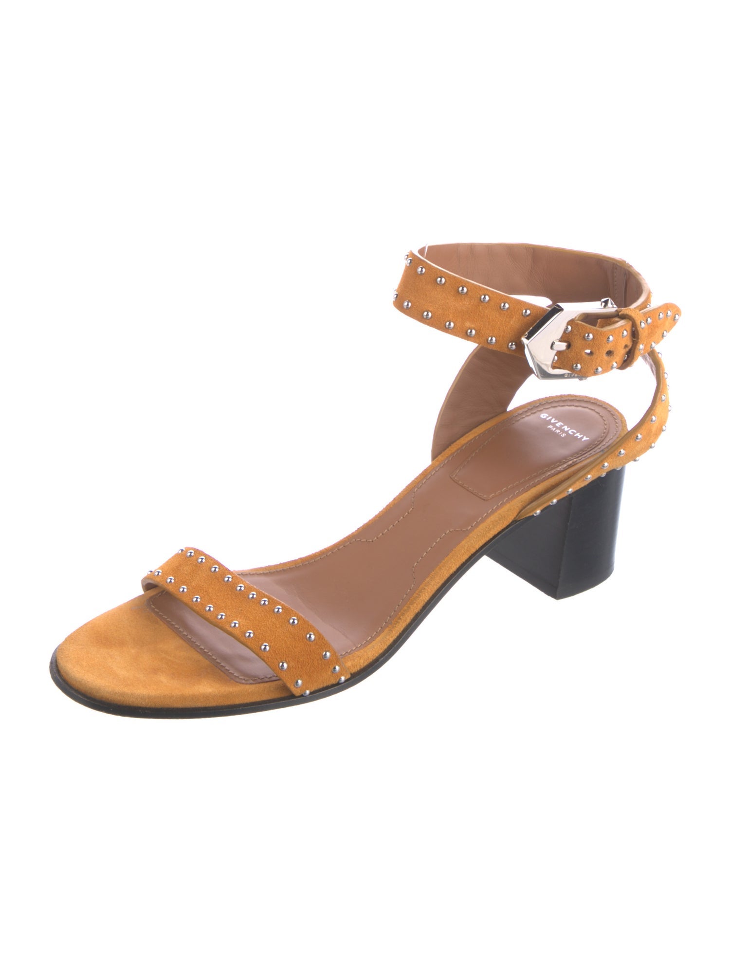 Givenchy Suede Studded Accents Sandals