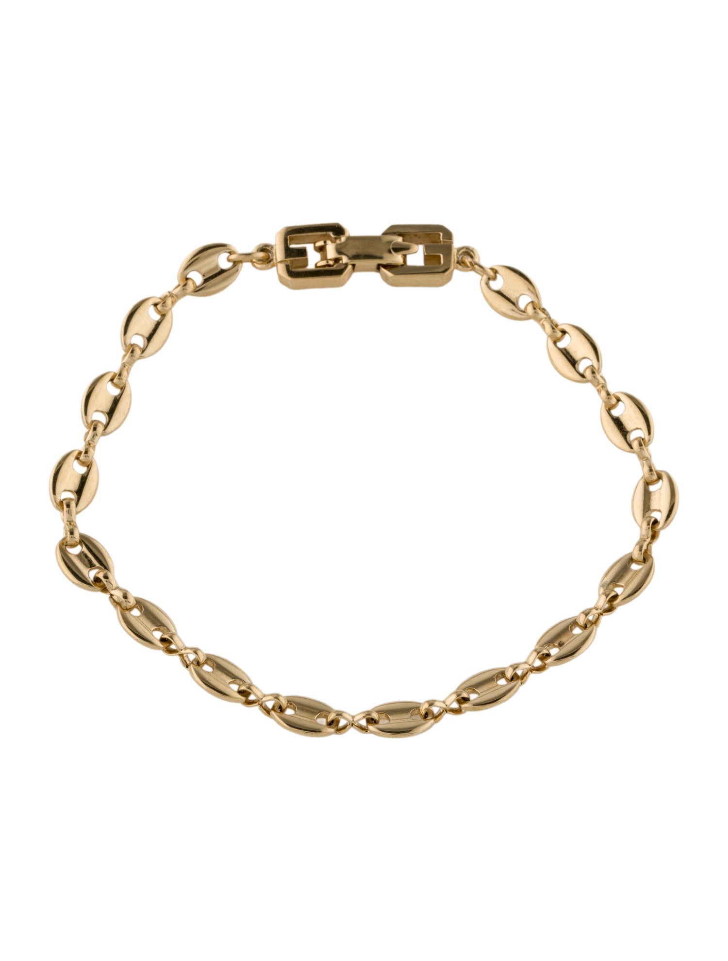 Givenchy Vintage Oval Link Bracelet