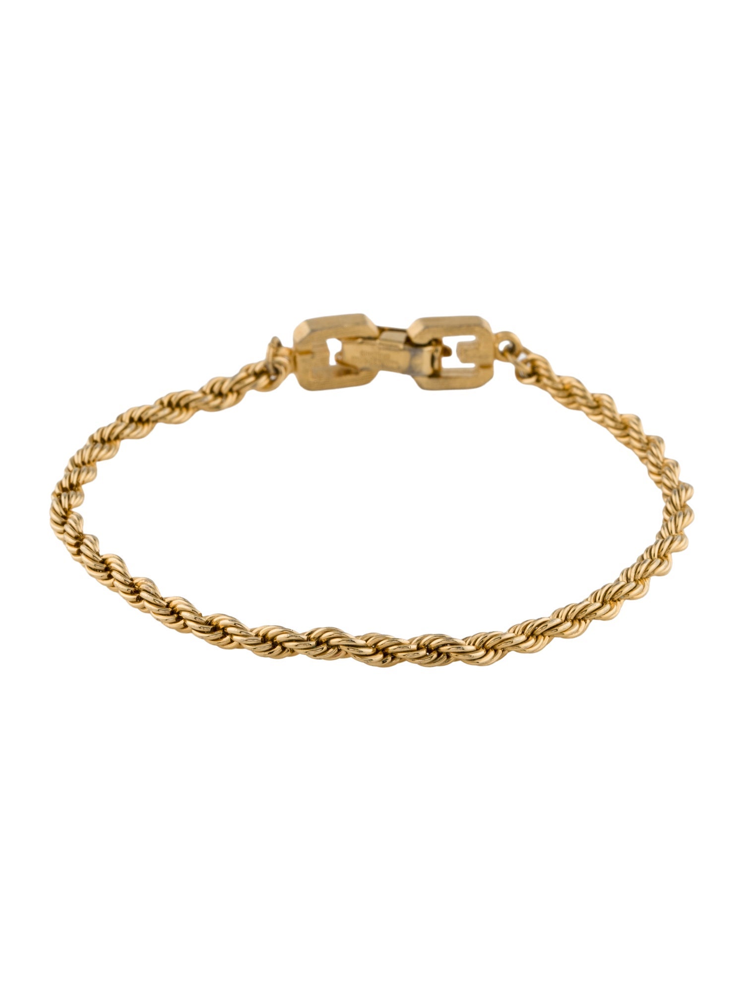 Givenchy Vintage Twisted Link Bracelet
