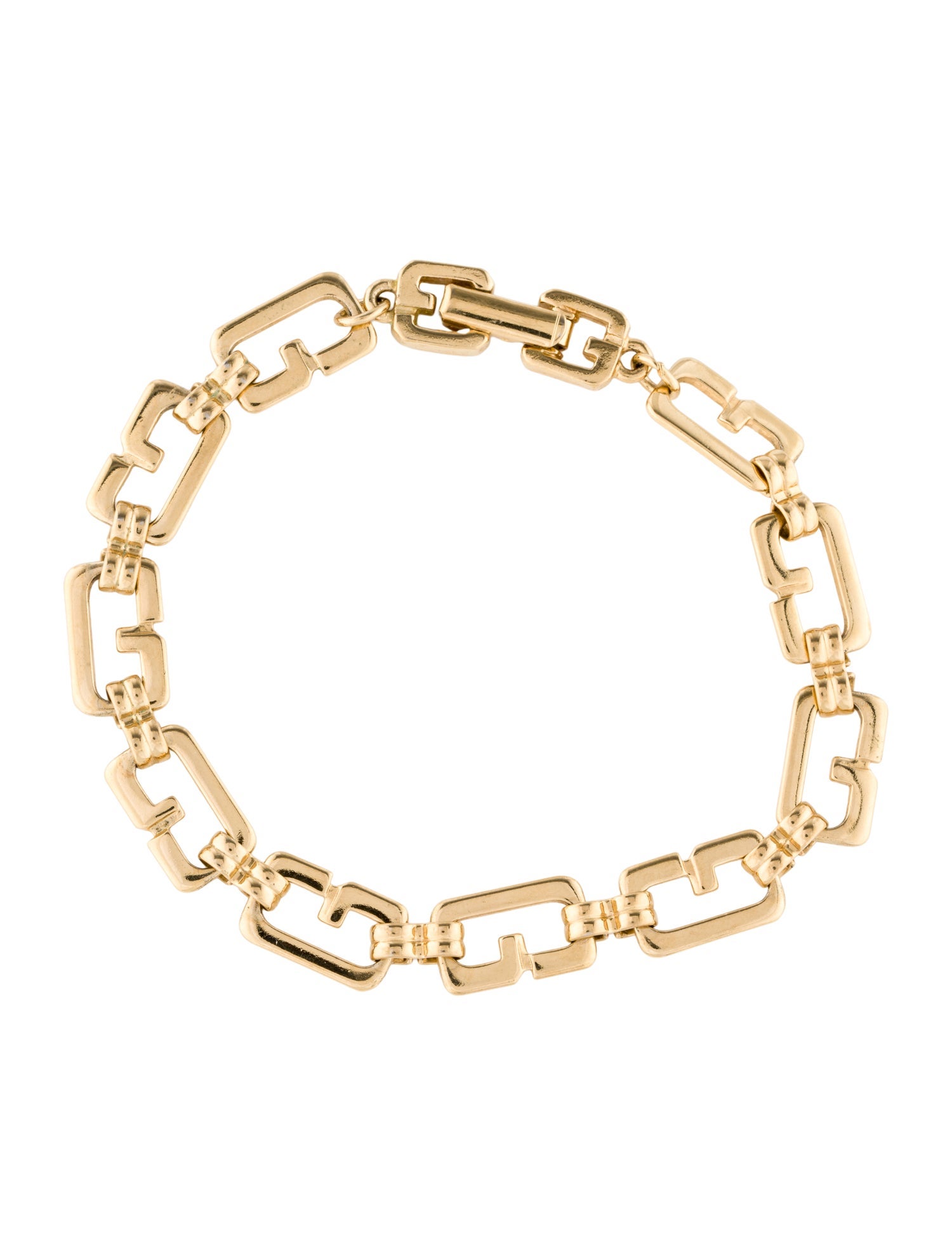 Givenchy Vintage G Link Bracelet