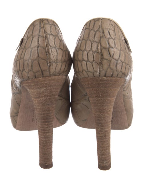 Givenchy Leather Animal Print Pumps